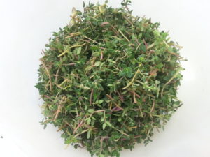 heaping helping of loose dried English Thyme