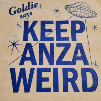 Keep Anza Weird tote bag