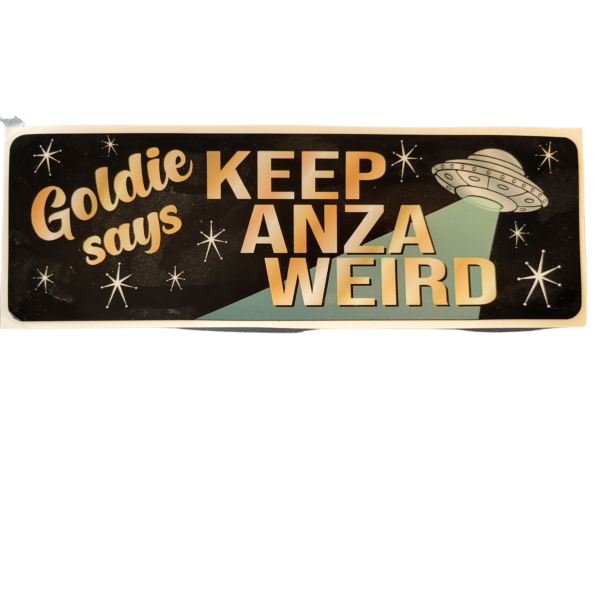 Keep Anza Weird bumper sticker