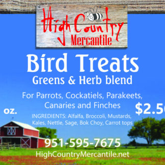 Greens and Herbs-Exotic Bird and Small Animal Treats 0.5oz